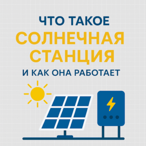 Что такое солнечная станция и как она работает